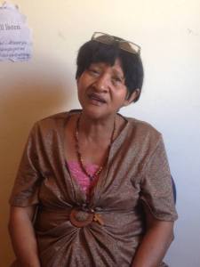 Chris' granny came to thank Living Hope for assisting her family